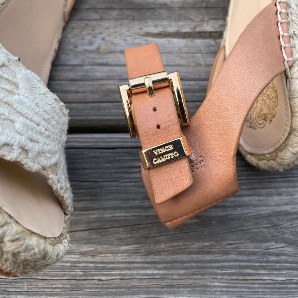 Vince Camuto Women Heel Wedge Shoes Open Toe VP-Te - Picture 10 of 13